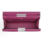 HERMES Clic-H 21 Silver clasp single-shoulder crossbody Bag 21 Women\'s L3 Rose Pourpre Purple Rose color